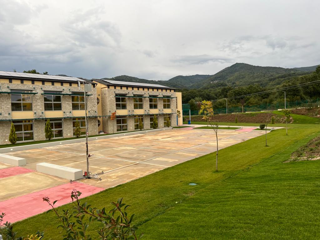 Exterior view of the school
