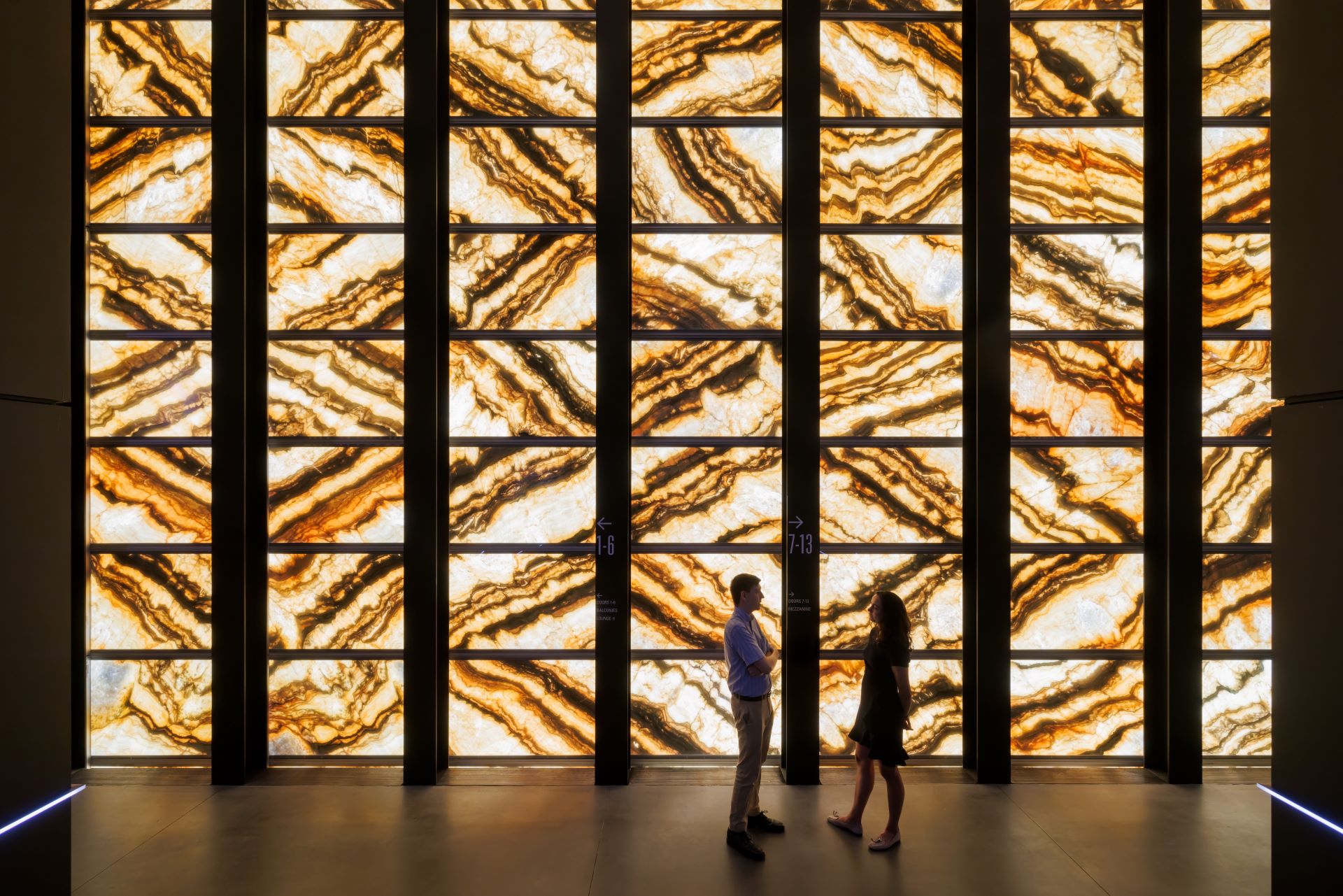An interior view of the Perelman Center for the Performing Arts